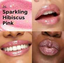 Cargar imagen en el visor de la galería, “26 sparkling hibiscus pink” 3D Hydra lip gloss Kiko Milano
