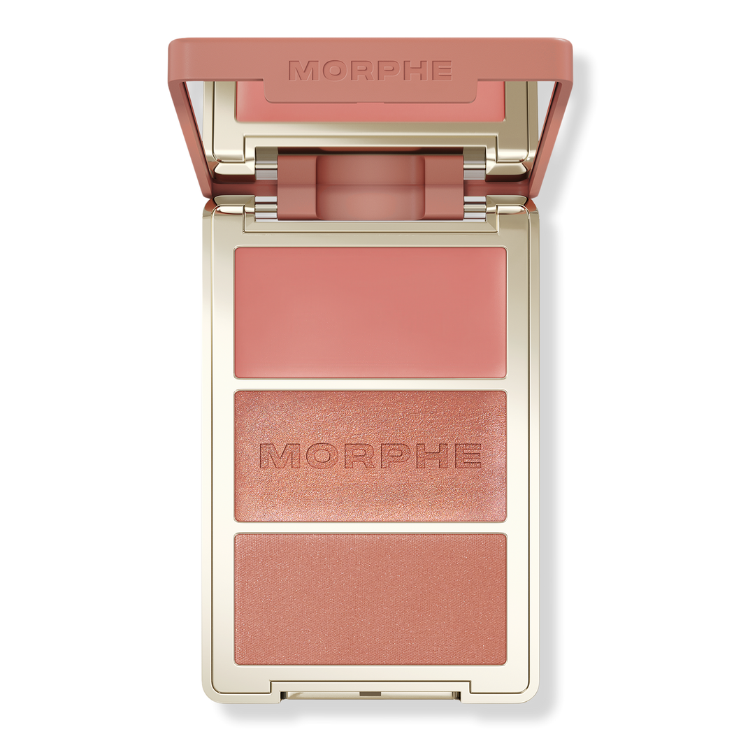 “After party” Cheek Thrills Multi-Finish Face Trio Morphe