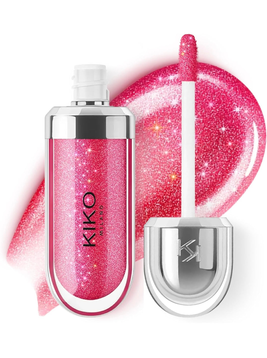 “10 sparkling strawberry” 3D Hydra lip gloss Kiko Milano