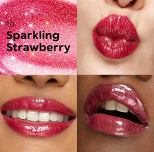 Cargar imagen en el visor de la galería, “10 sparkling strawberry” 3D Hydra lip gloss Kiko Milano
