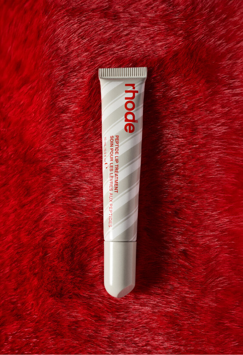 “Peppermint glaze” peptide lip treatment Rhode