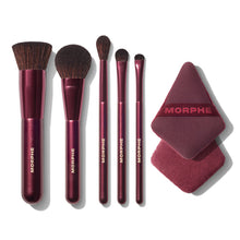Cargar imagen en el visor de la galería, “REBELLIOUS 6-PIECE BRUSH &amp; TOOL SET” Morphe set
