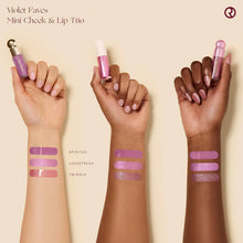 Cargar imagen en el visor de la galería, “Violet Faves Mini Cheek and Lip Trio Makeup Gift Set” Rare beauty
