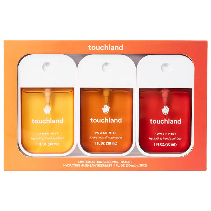 PRE-VENTA “Limited Edition Power Mist Hydrating Hand Sanitizer Seasonal Trio Set” Touchland