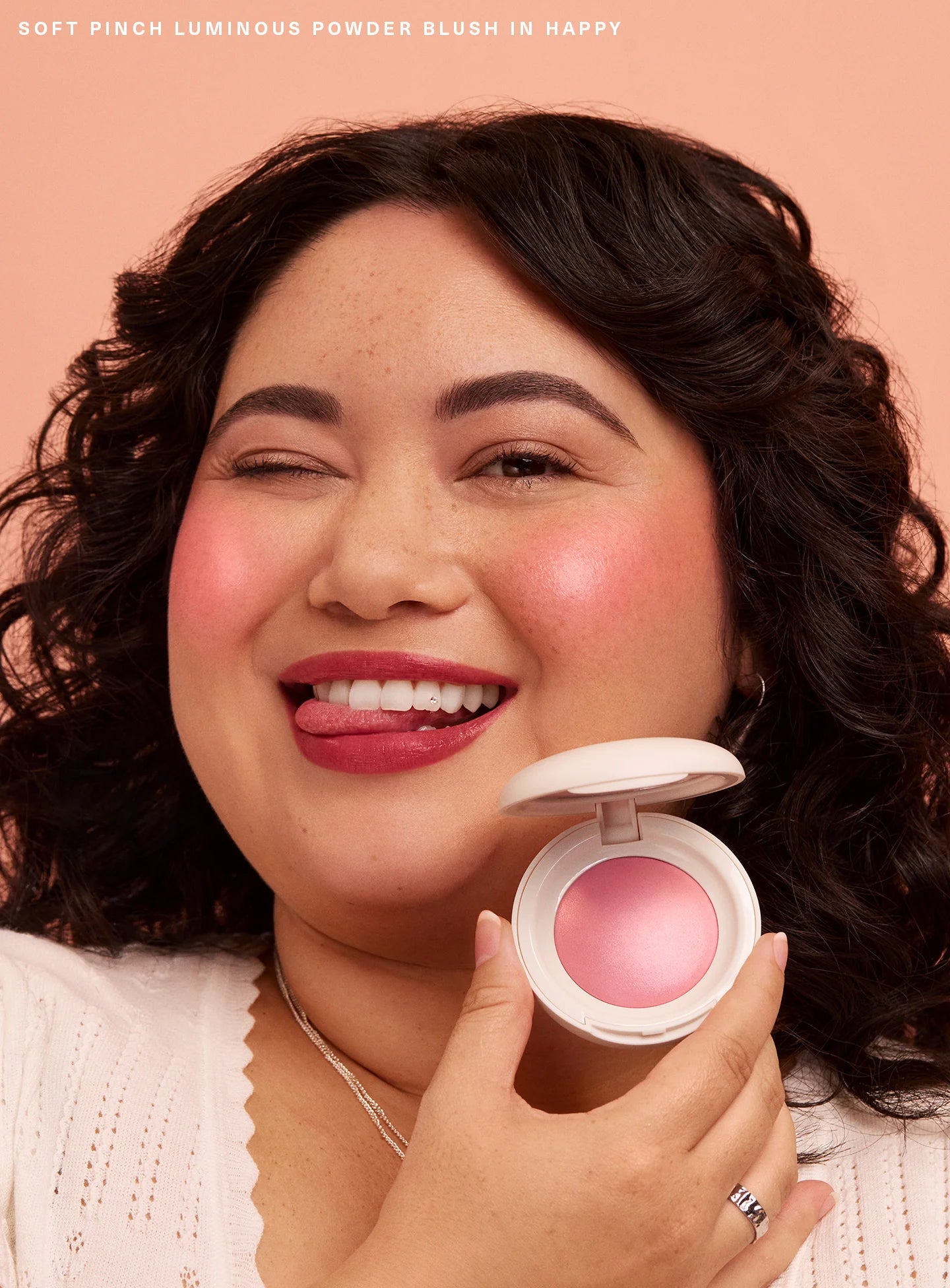 Soft Pinch Luminous Powder Blush ♪happy Happy” Soft Pinch Luminous Powder Blush Rare Beauty – Beaustick