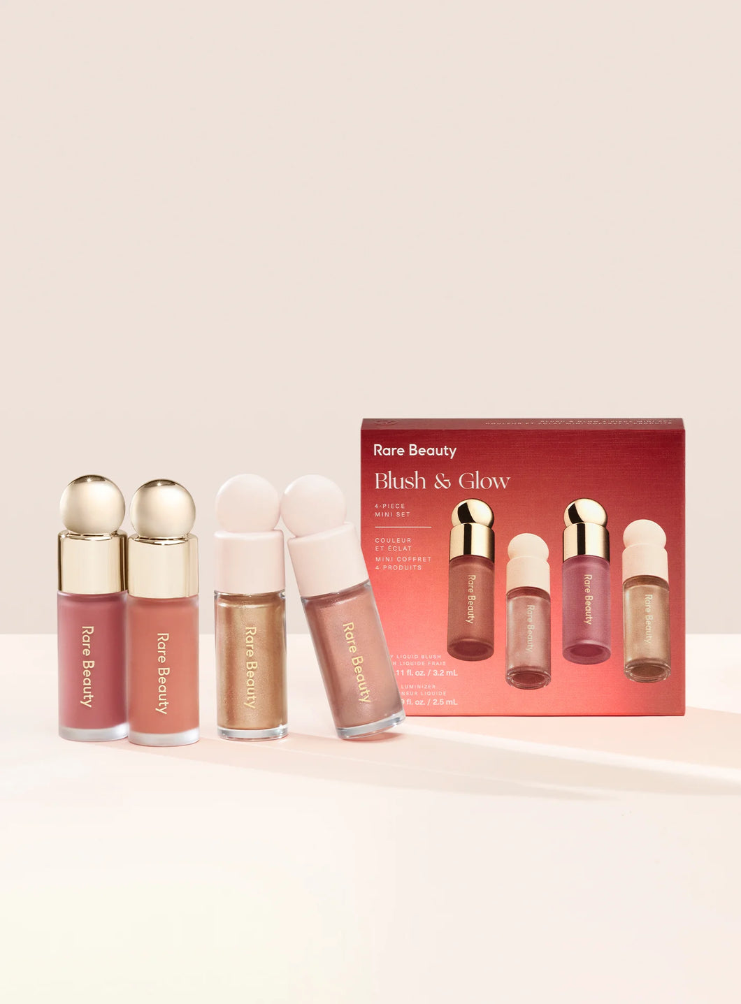 PREVENTA- “Blush & Glow 4-Piece Mini Set” Rare beauty