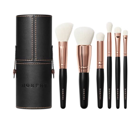 “rose away” 6 piece brush set Morphe