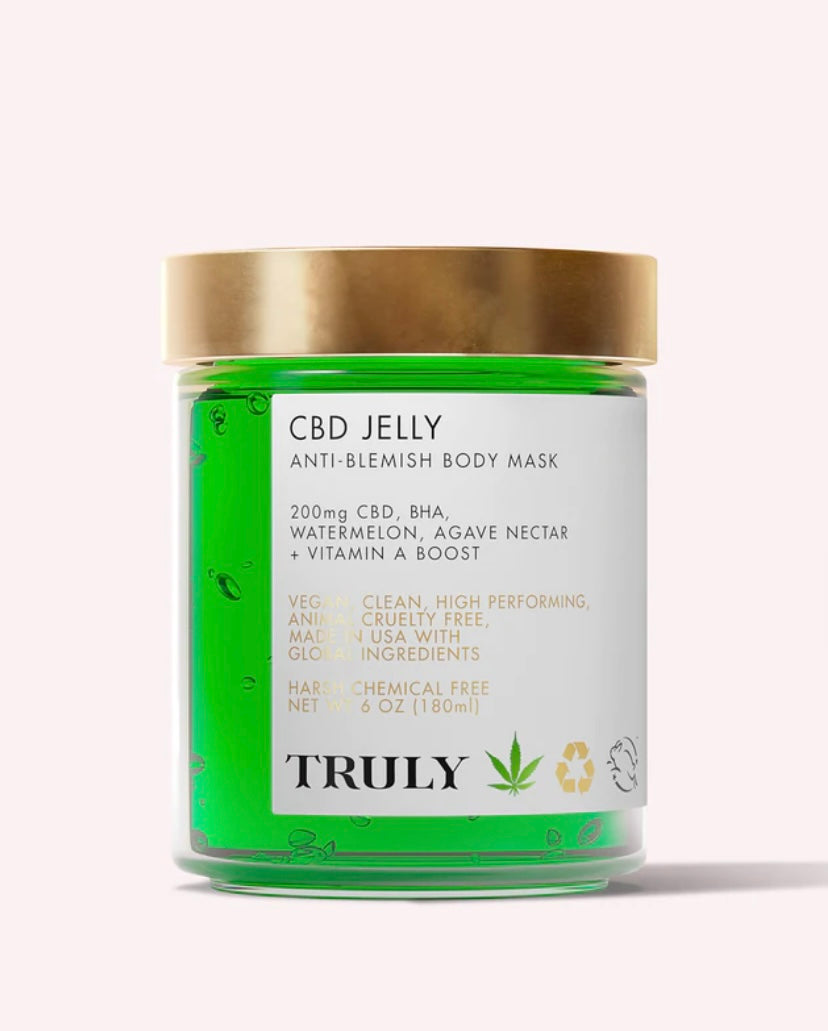 “CBD Jelly Anti-Blemish Body Mask” Truly beauty