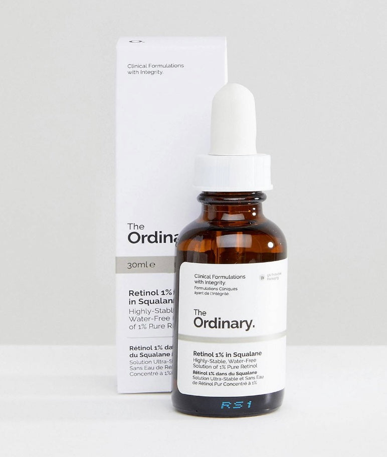 “Retinol 0.5% in squalane” The Ordinary