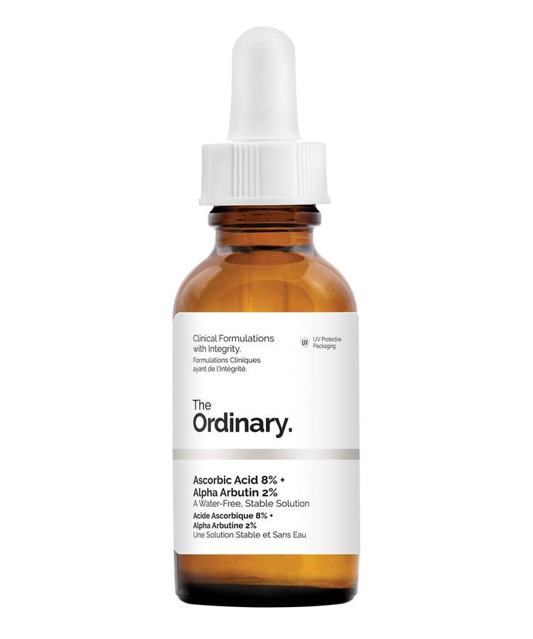 “Ascorbic acid 8% + alpha butin 2%” The Ordinary